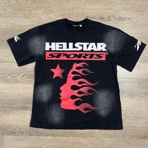 Hellstar Sports Black Red Graphic T-Shirt